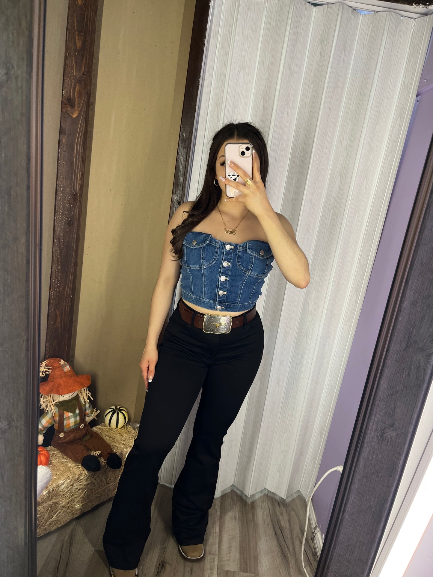 Anissa Black Bootcut jeans