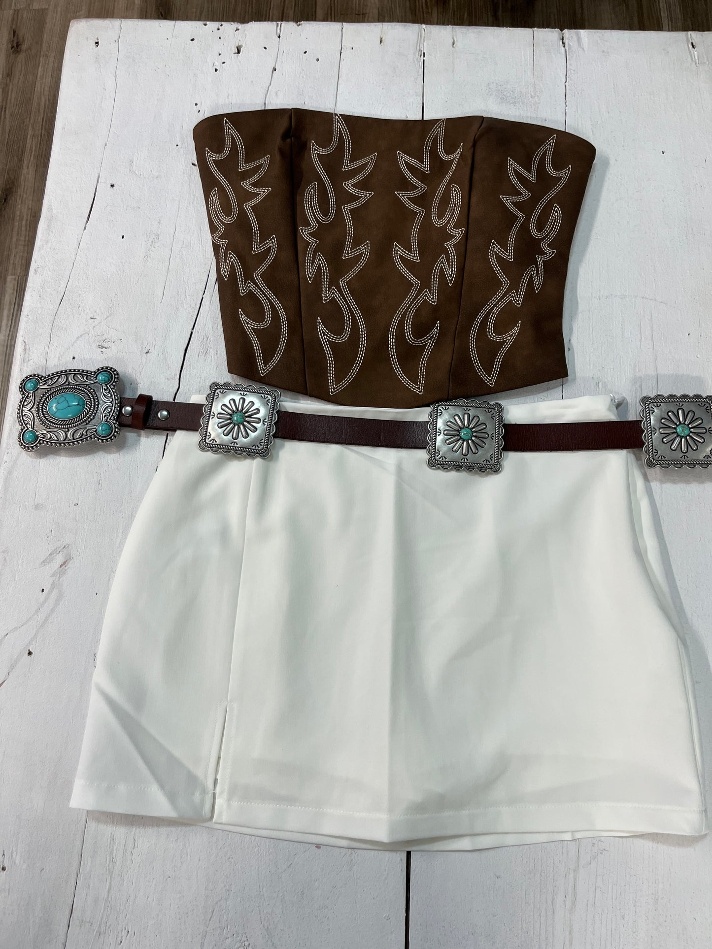 Madeline Skorts (White)