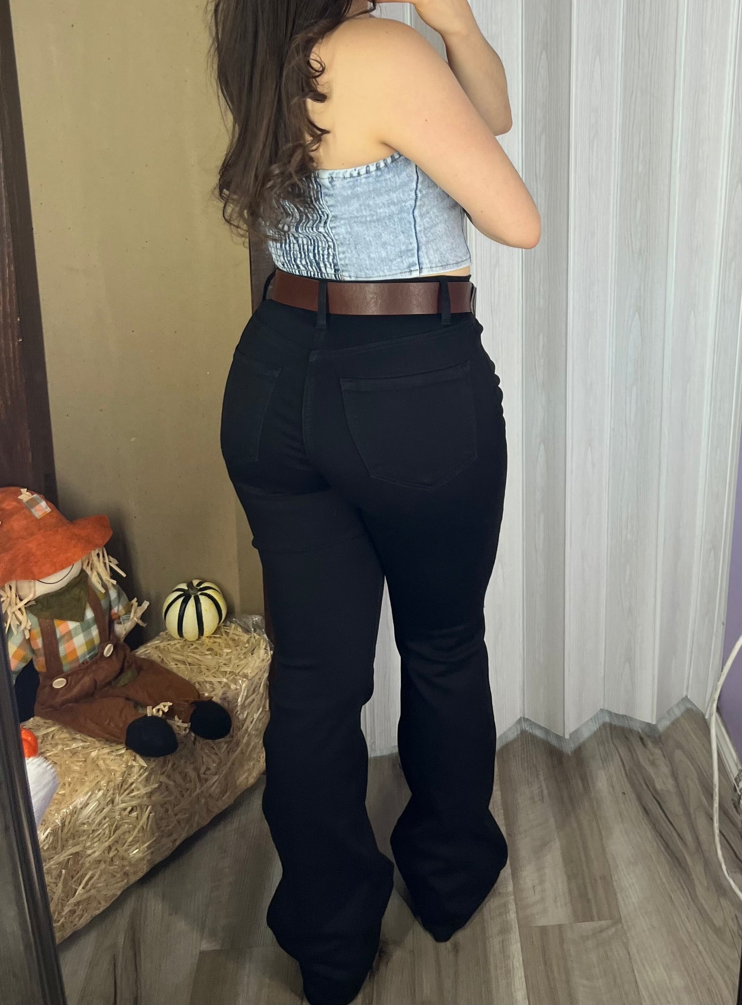 Anissa Black Bootcut jeans