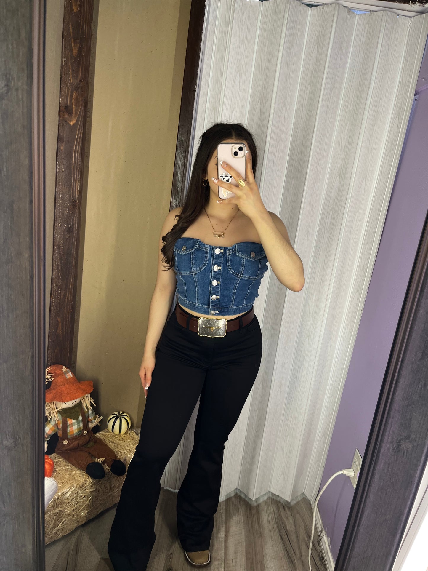 Anissa Black Bootcut jeans