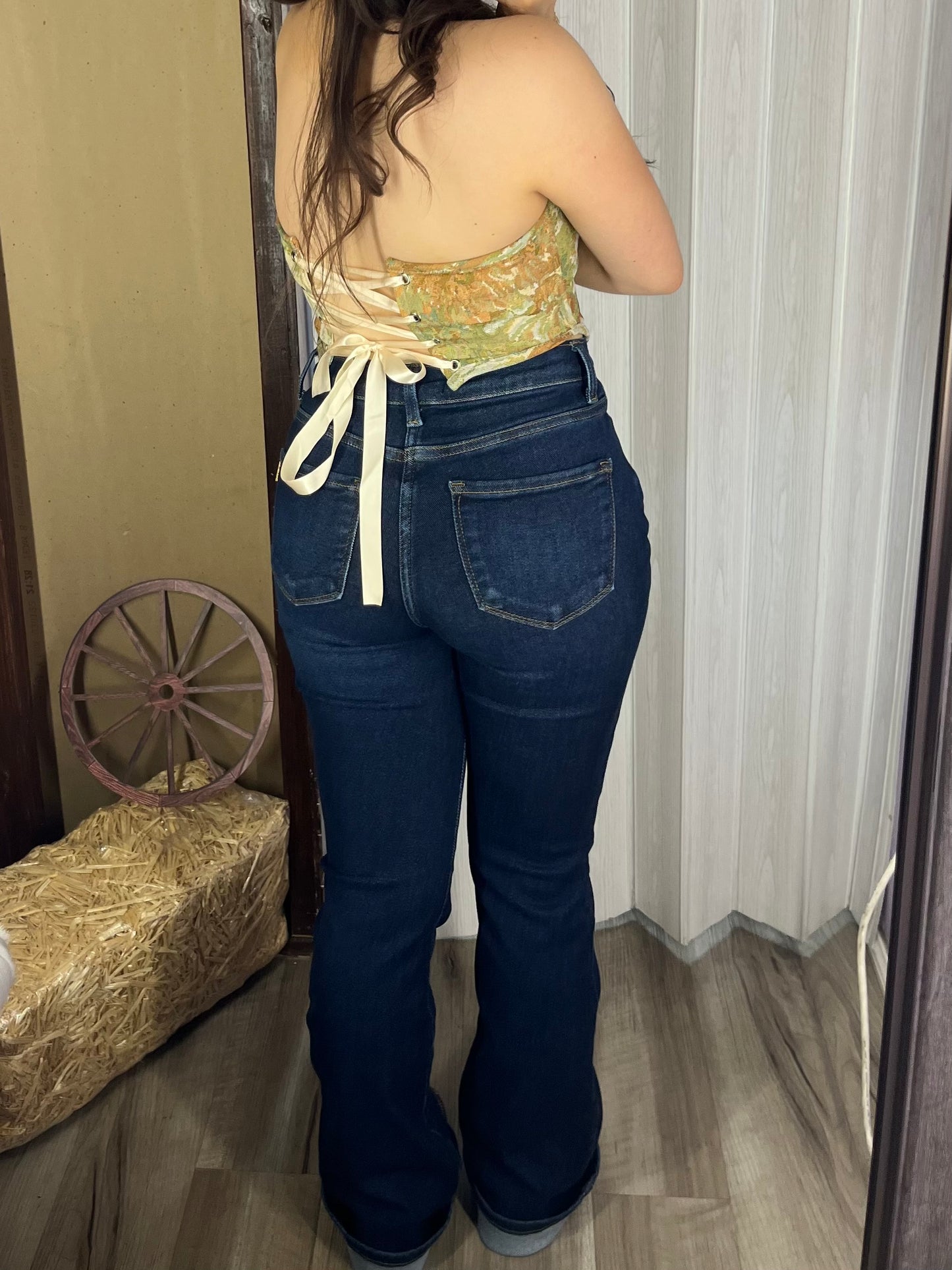 Monce Dark Bootcut Jeans