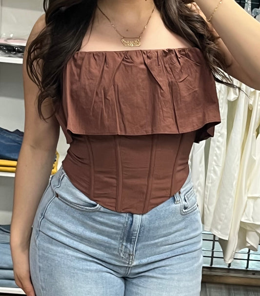 Ruffle Tube Top