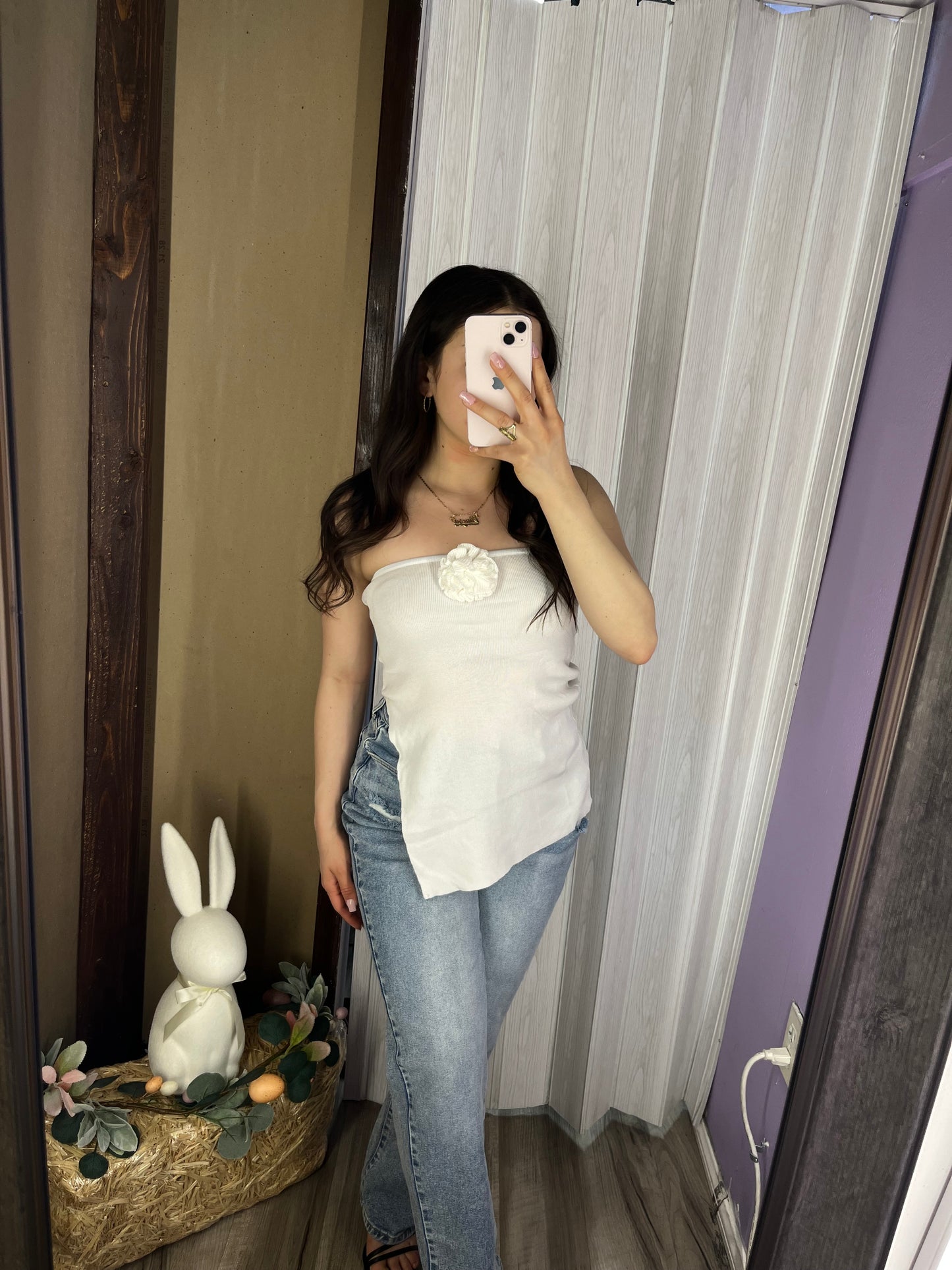 Kamila Tube Top (White)