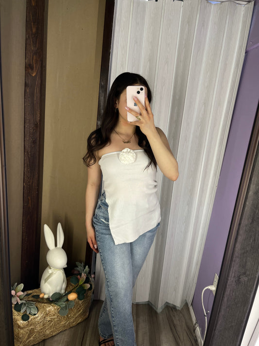 Kamila Tube Top (White)